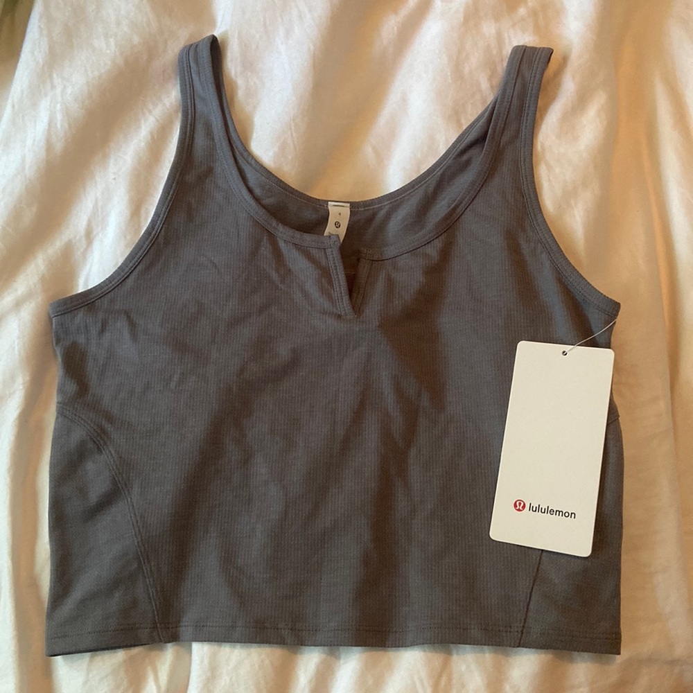 Grey Lululemon Henley tank
